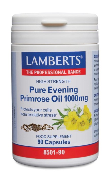 Lamberts Teunisbloemolie 1000mg (pure evening primrose) (90 Capsules)