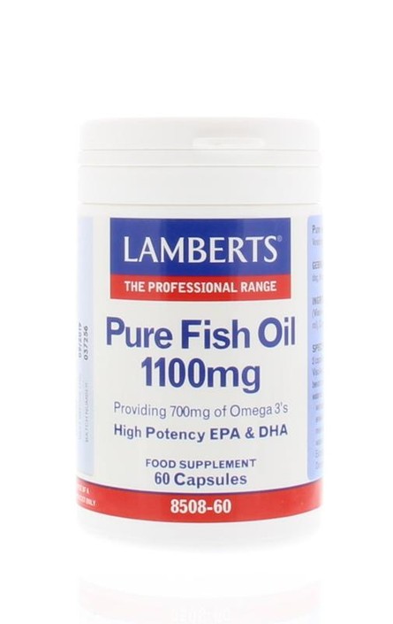 Lamberts Pure visolie 1100mg omega 3 (60 Capsules)