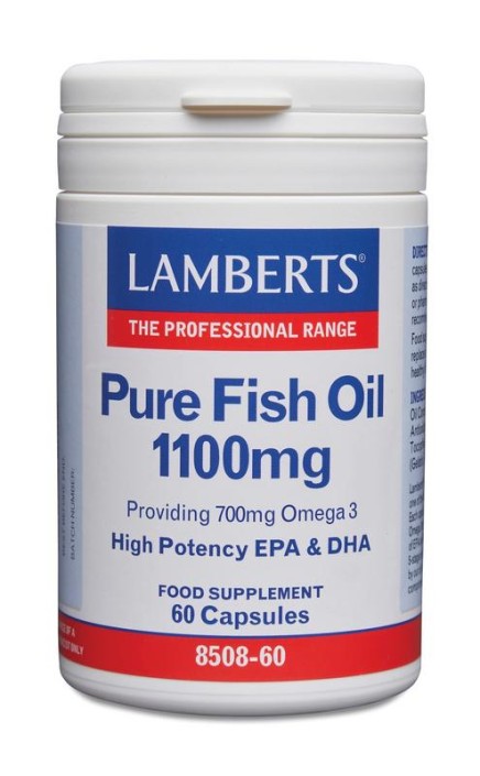Lamberts Pure visolie 1100mg omega 3 (60 Capsules)