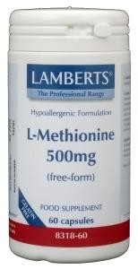 Lamberts L-Methionine 500mg (60 Vegetarische capsules)