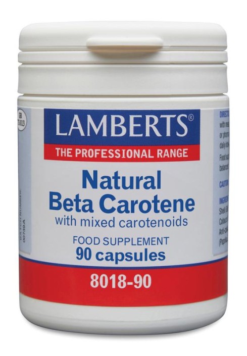 Lamberts Vitamine A 15mg natuurlijke (beta caroteen) (90 Capsules)