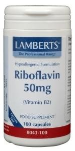 Lamberts Vitamine B2 50mg (riboflavine) (100 Vegetarische capsules)