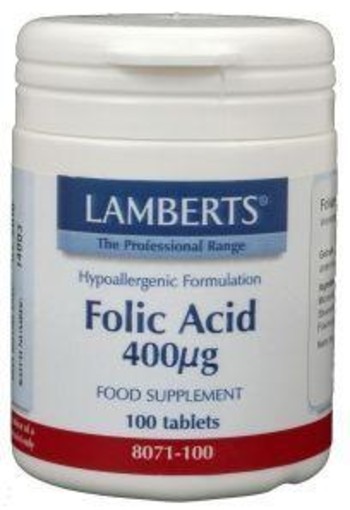 Lamberts Vitamine B11 400 mcg (foliumzuur) (100 Tabletten)