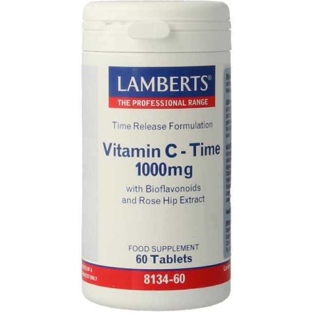 Lamberts Vitamine C 1000 Time release & bioflavonoiden (60 Tabletten)