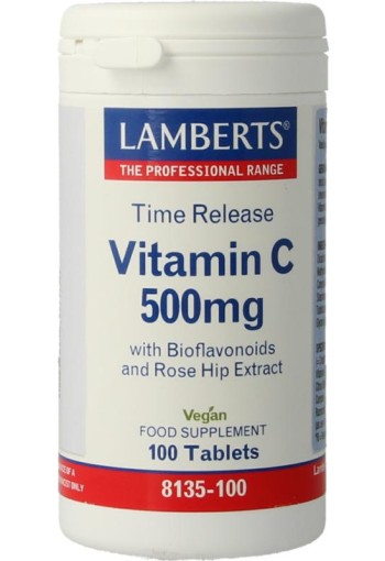 Lamberts Vitamine C 500 time released & bioflavonoiden (100 Tabletten)