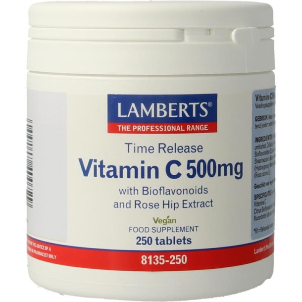 Lamberts Vitamine C 500 time released & bioflavonoiden (250 Tabletten)