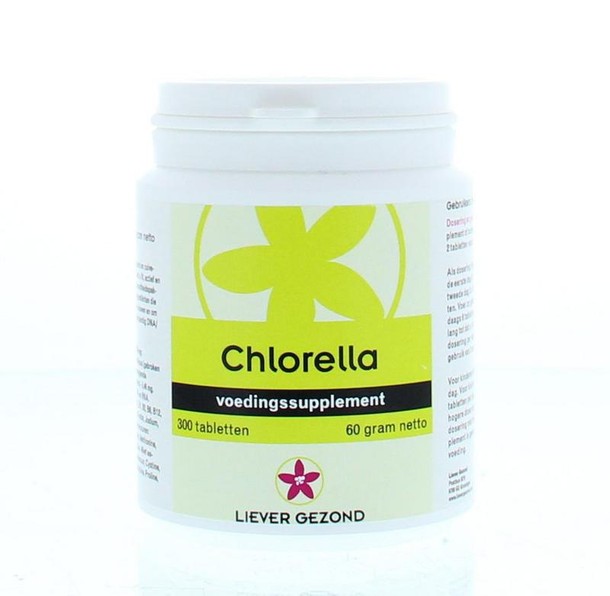Liever Gezond Chlorella (300 Tabletten)