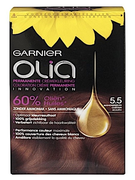 Garnier Olia 5.5 Mahoniebruin Permanente Crèmekleuring
