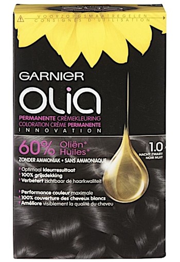 Garnier Olia 1.0 Nacht Zwart Permanente Crèmekleuring