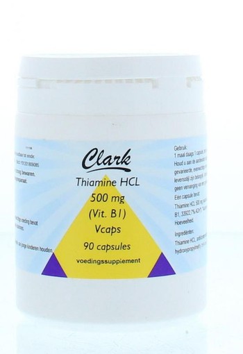 Clark Vitamine B1 500 mg (90 Vegetarische capsules)
