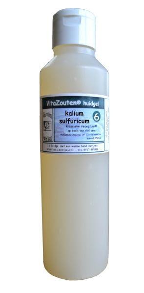 Vitazouten Kalium sulfuricum huidgel nr. 06 (250 Milliliter)
