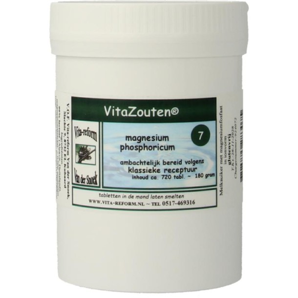 Vitazouten Magnesium phosphoricum VitaZout nr. 07 (720 Tabletten)