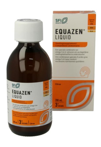 Equazen Eye q liquid omega 3- & 6-vetzuren (200 Milliliter)