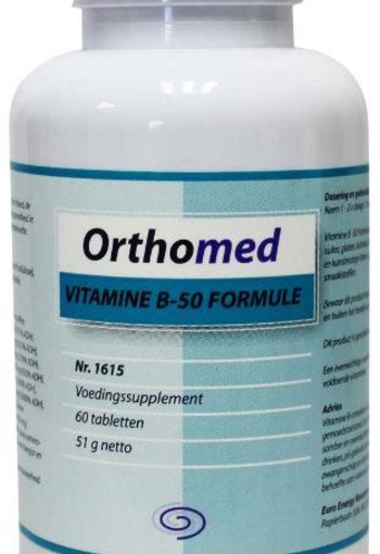 Orthomed Vitamine B50 formule (60 Tabletten)