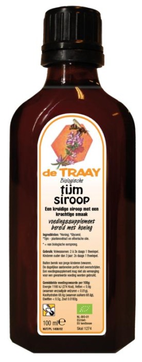 Traay Tijm siroop eko bio (100 Milliliter)