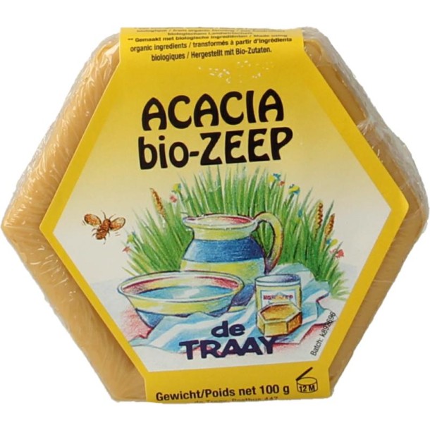 Traay Zeep acacia/oranjebloesem (100 Gram)