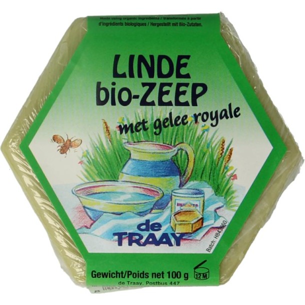 Traay Zeep lindebloesem/koninginnegelei bio (100 Gram)