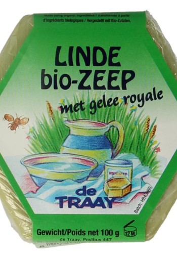 Traay Zeep lindebloesem / koninginnegelei bio (100 Gram)
