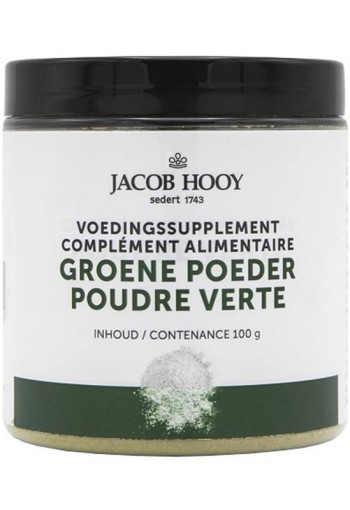 Jacob Hooy Groene poeder pot (100 Gram)