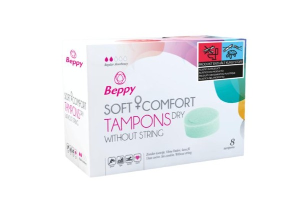 Beppy Soft+ comfort tampons dry (8 Stuks)