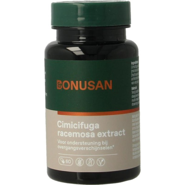 Bonusan Cimicifuga racemosa extract (60 Vegetarische capsules)