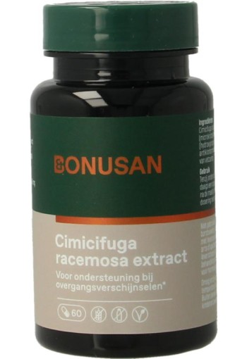 Bonusan Cimicifuga racemosa extract (60 Vegetarische capsules)