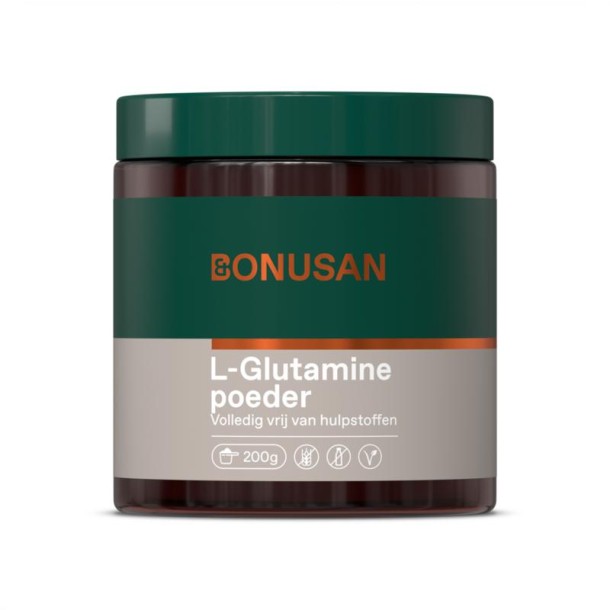Bonusan L-Glutamine poeder (200 Gram)