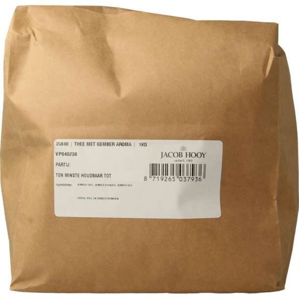 Jacob Hooy Thee met gember aroma (1 Kilogram)