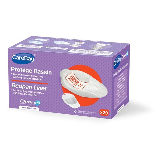 Carebag Ondersteekzak bedpanliner (20 Stuks)