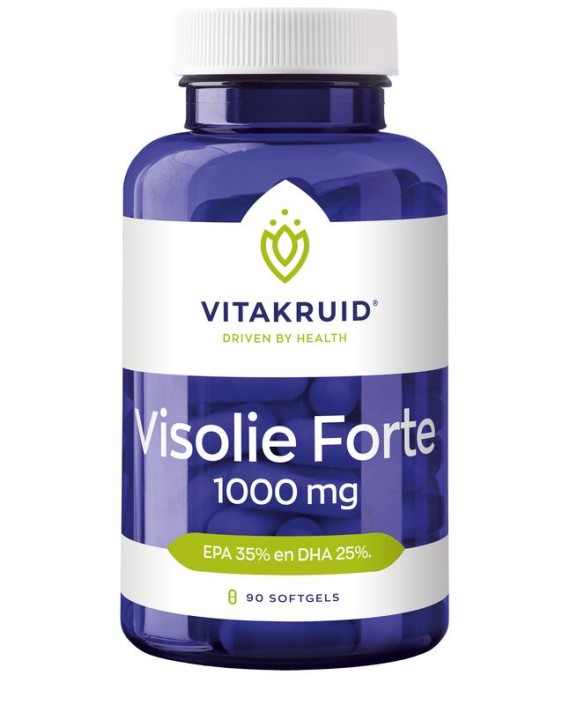 Vitakruid Visolie Forte 1000 mg EPA 35% DHA 25% 90 Softgels