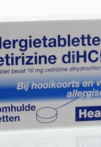 Healthypharm Cetirizine 10mg (10 Tabletten)