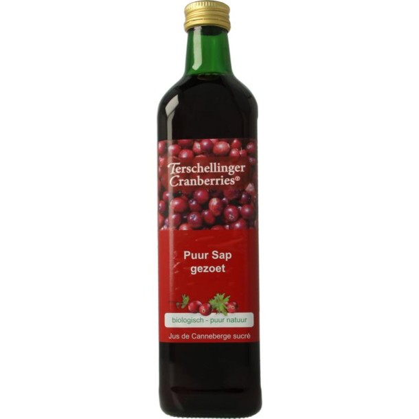 Terschellinger Cranberrysap gezoet bio (750 Milliliter)