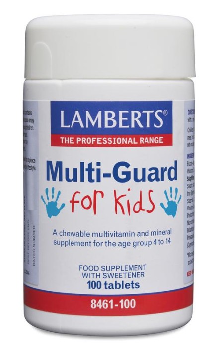 Lamberts Multi-guard for kids (playfair) (100 Kauwtabletten)