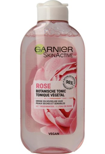 Garnier Skinactive botanische tonic droge/gevoelige huid (200 Milliliter)