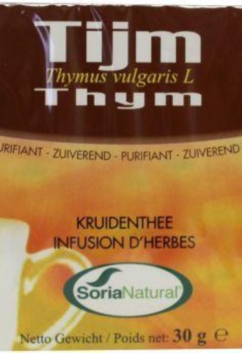 Soria Natural Tijm tomillo infusie (20 Zakjes)
