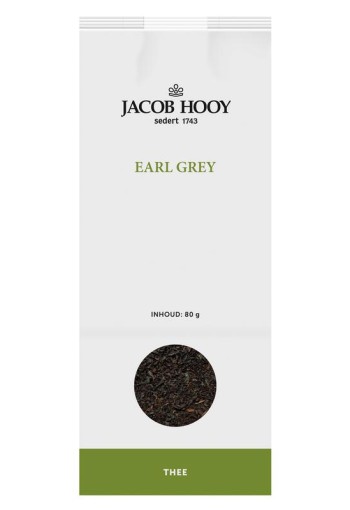 Jacob Hooy Earl grey thee (80 Gram)