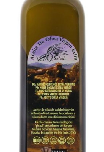 Amanprana Verde salud extra vierge olijfolie bio (750 Milliliter)