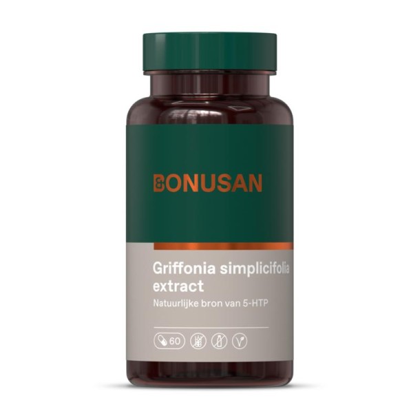 Bonusan Griffonia simplicifolia (60 Vegetarische capsules)