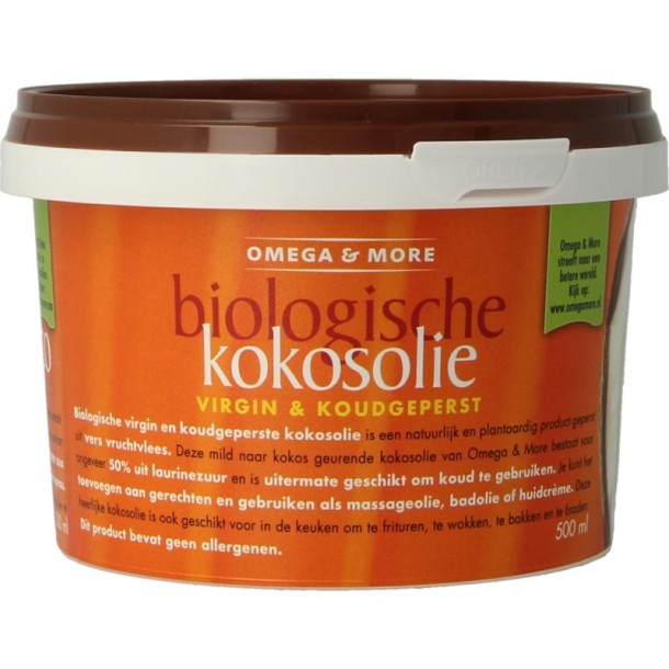 Omega & More Kokosolie extra virgin bio (500 Milliliter)