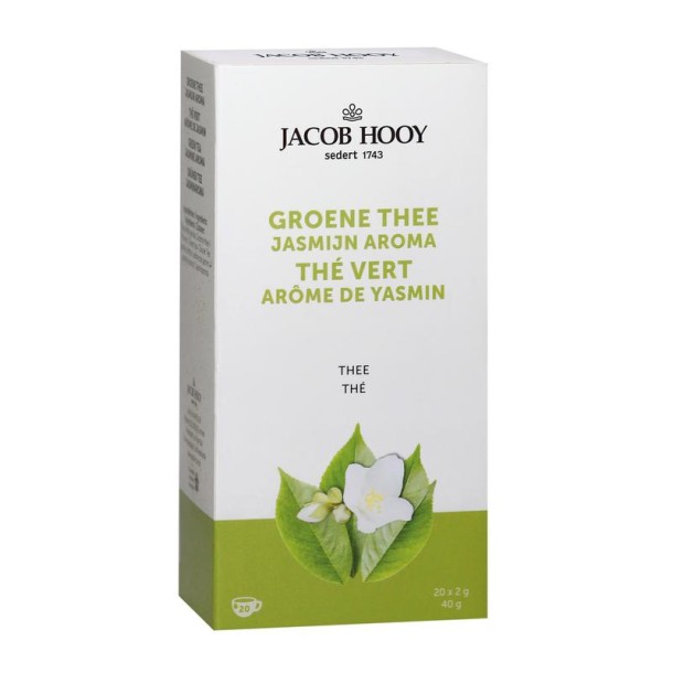 Jacob Hooy Groene thee jasmijn (20 Zakjes)