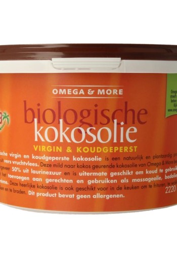 Omega & More Kokosolie extra virgin bio (2220 Milliliter)