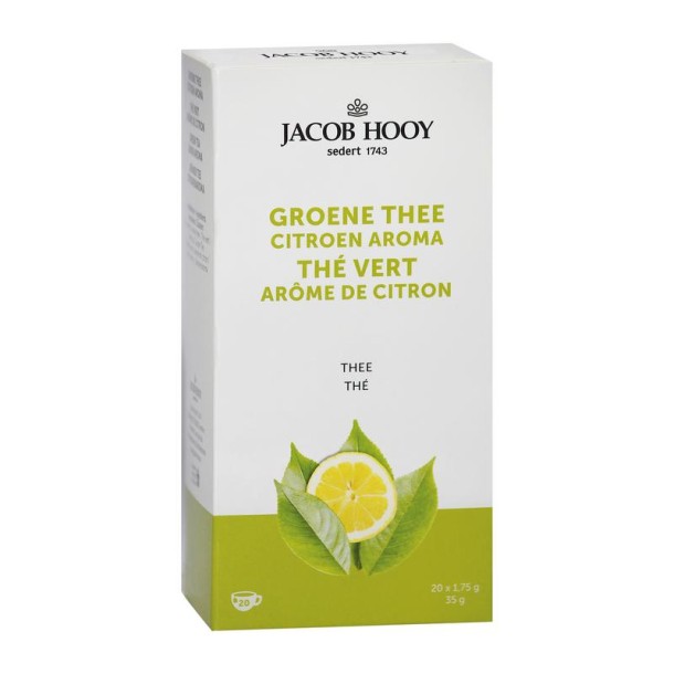 Jacob Hooy Groene thee citroen (20 Zakjes)