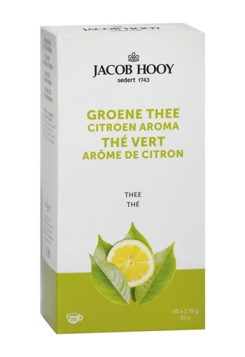 Jacob Hooy Groene thee citroen (20 Zakjes)