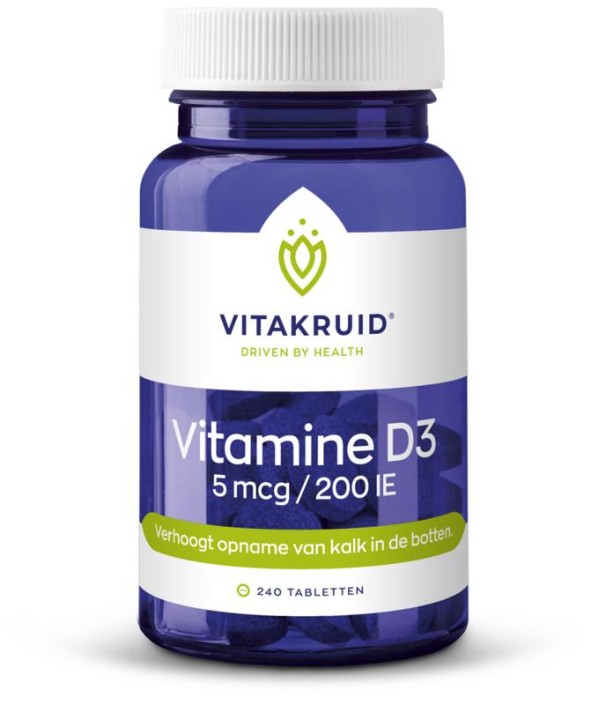 Vitakruid Vitamine D3 5 mcg / 200 IE (240 Tabletten)