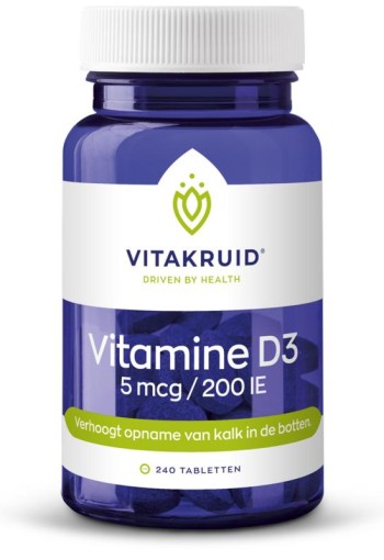 Vitakruid Vitamine D3 5 mcg / 200 IE (250 Tabletten)