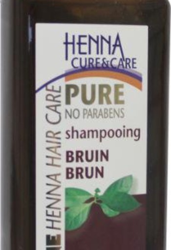 Henna Cure & Care Shampoo pure bruin (400 Milliliter)