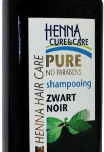 Henna Cure & Care Shampoo pure zwart (400 Milliliter)