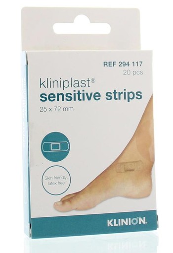 Kliniplast Sensitive strips 25 x 72 294117 (20 Stuks)