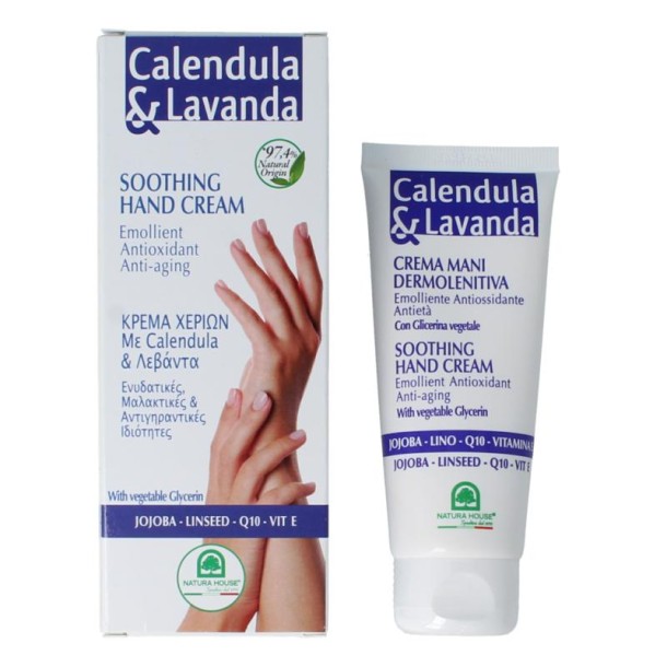 Natura House Calendula lavendel handcreme (75 Milliliter)