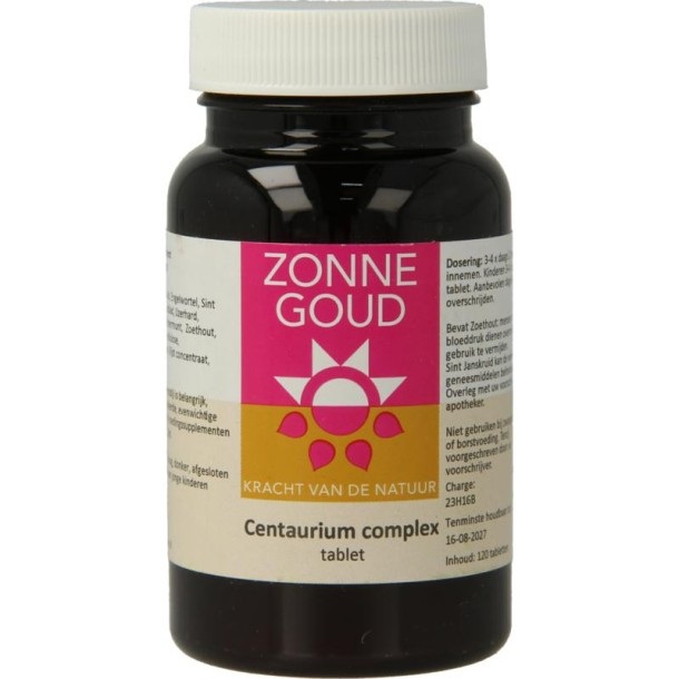 Zonnegoud Centaurium complex (120 Tabletten)